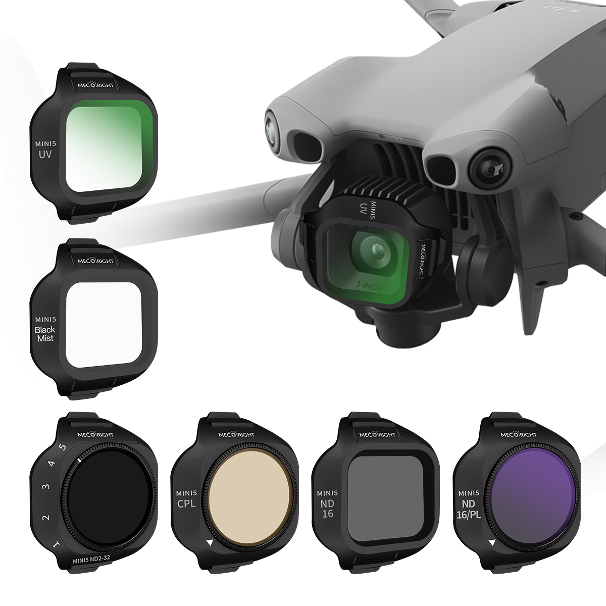 Drone Kit With Camera - Set di Filtri Mecoright per DJI