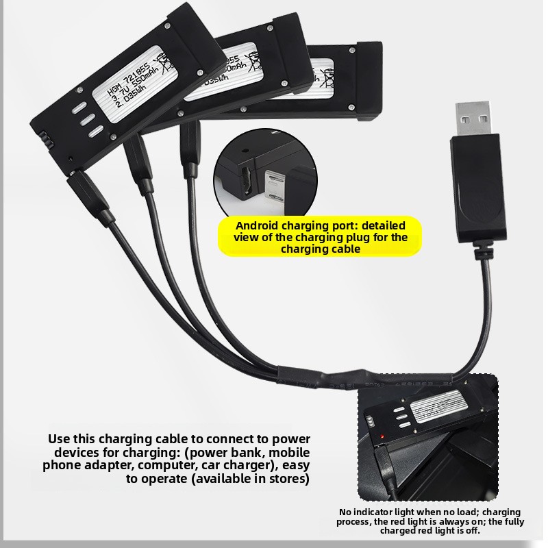 Batteria al litio E58 3.7V 550 - Eachine Drone E58 recensione e prezzo